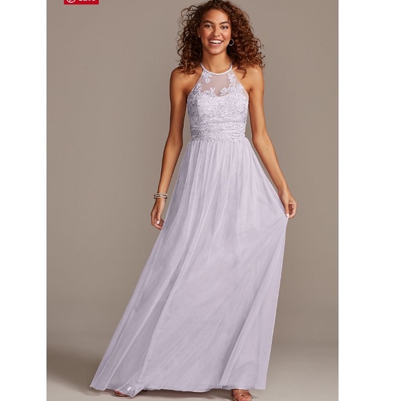 Buy lavender dress david's bridal> OFF66